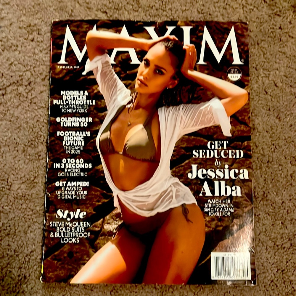 🔥MAXIM JESSICA ALBA COLLECTIBLE ISSUE MAG #COLLECTORS